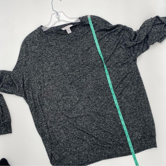 Athleta Heathered Dark Gray Mindful Pullover top size M - Picture 3 of 9